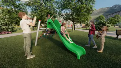 HUCK OCCITANIA : TOBOGGAN MINI-M, ref 4540-20